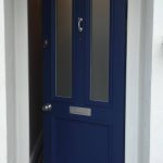 Traditional Timber Front Door in Blue