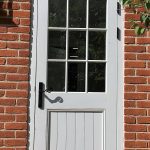 Wooden Single Door with Glazing Bars
