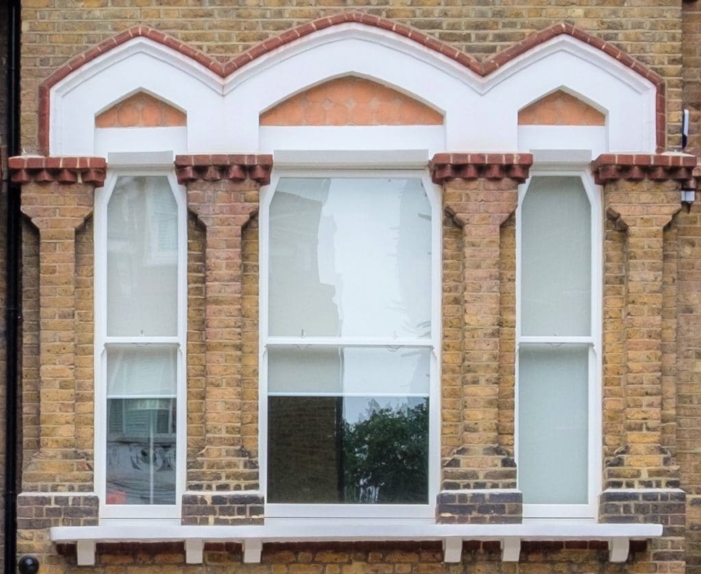 Victorian Gothic Arch Sash Window