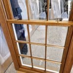 Timber Wood Stain Sash Window