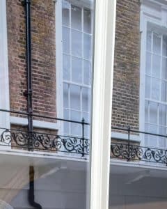 Vacuum Glazing with timber glazing bar
