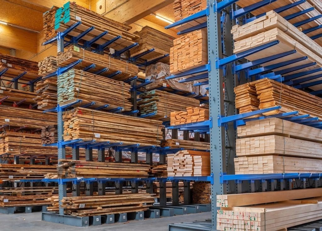 A large selection of engineered timber to choose from.