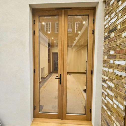 Contemporary Double Doors with AV4 Shootbolt Contemporary Double Doors with AV4 Shootbolt