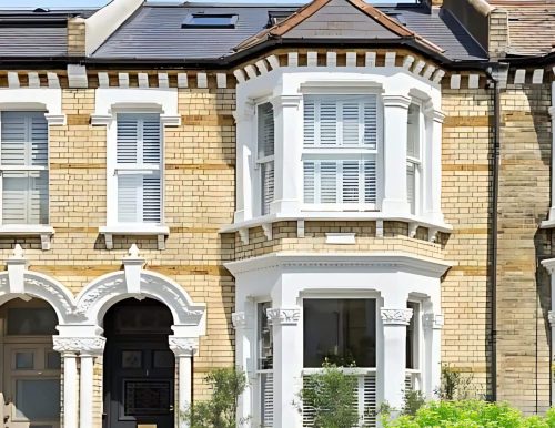 Sash windows in period property