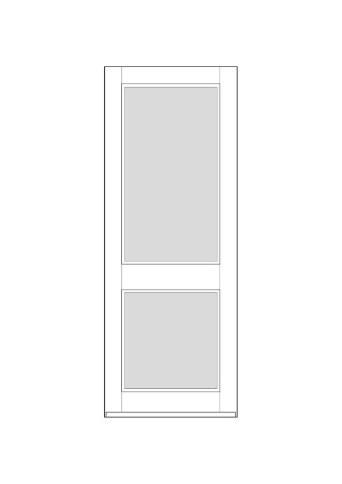 Timber front doors design 001