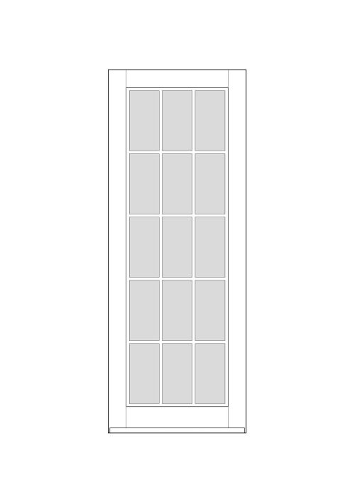 Wooden door design 011