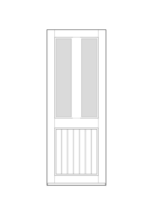 Wooden door design 013
