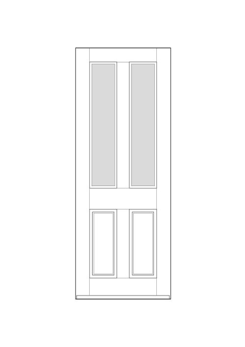 Wooden door design 017
