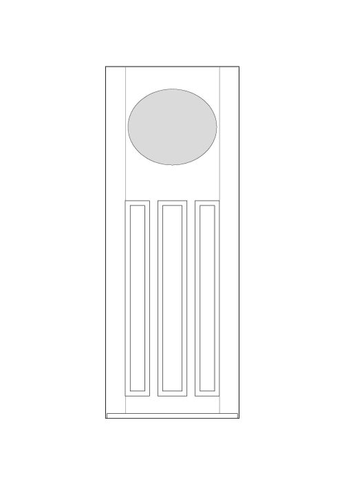 Wooden door design 022