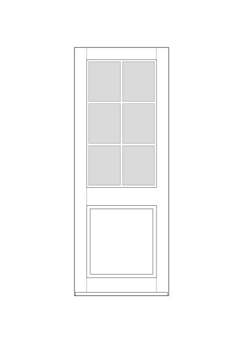 Wooden door design 024