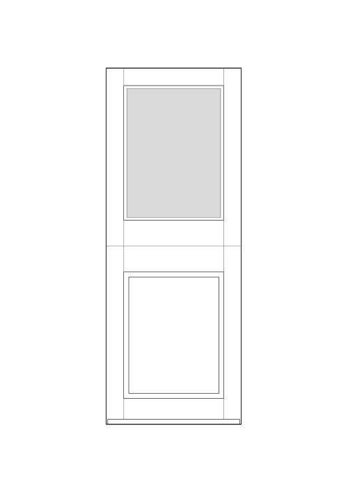 Wooden door design 027