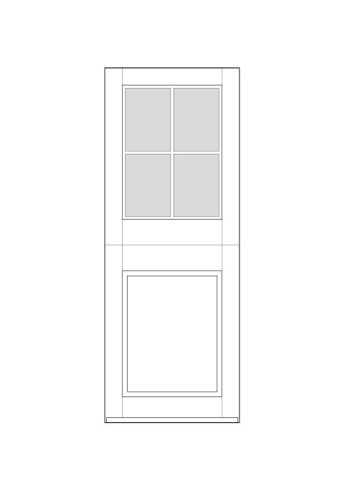 Wooden door design 028