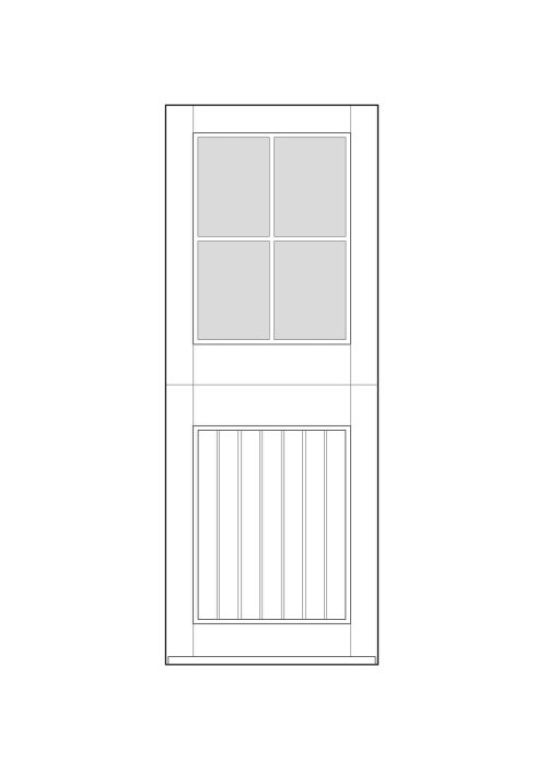 Wooden door design 029