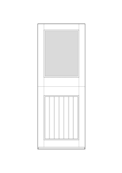 Wooden door design 030