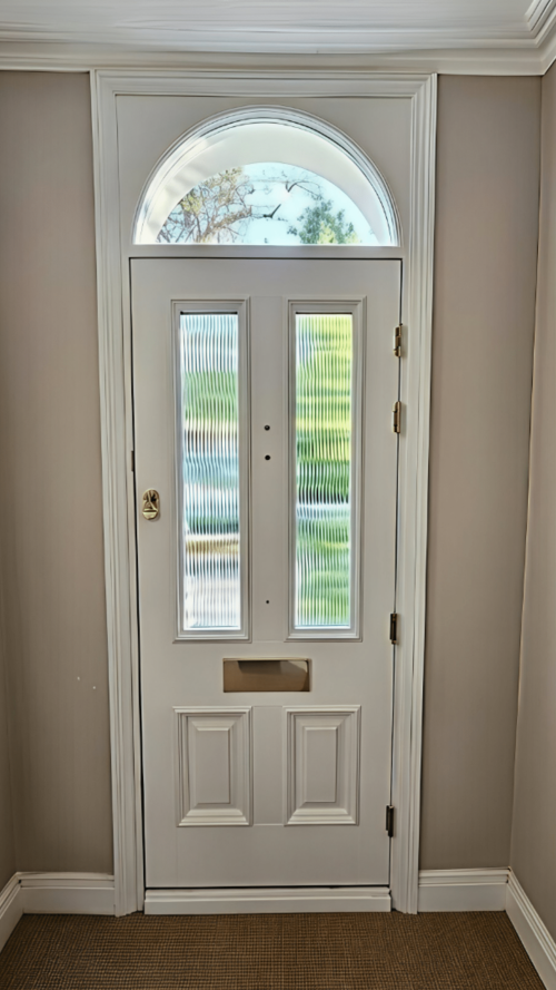 Internal Dual colour of front timber door