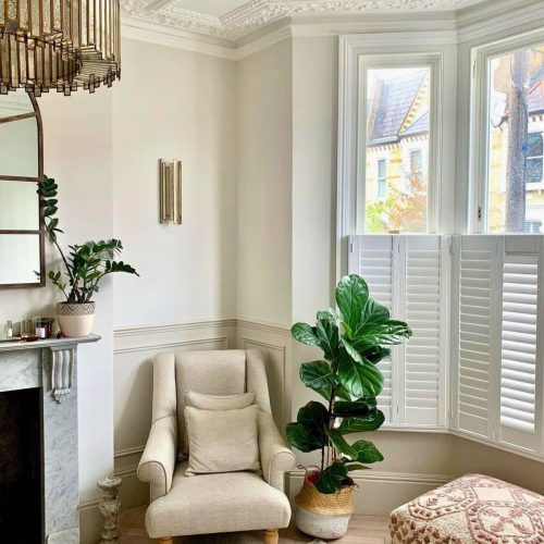 Sash windows fitted in a period home in London