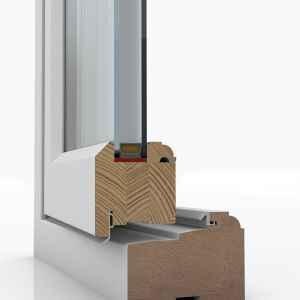 Up close view of casement window cill
