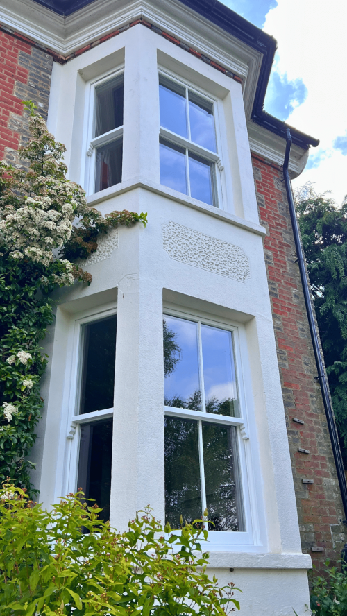 Accoya timber sash windows installed in Berkhamsted conservation area home